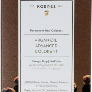 Korres Arganöl Hochentwickelte Coloration 3er Set 6.1 Dunkelblond Asch