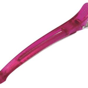 Efalock Clip Techno mit Flachgummi pink 6 Stk.