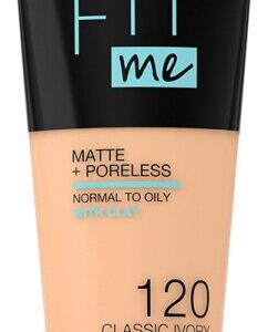 Maybelline Fit Me! Matte + Poreless Make-Up Nr. 120 Classic Ivory Foundation 30ml