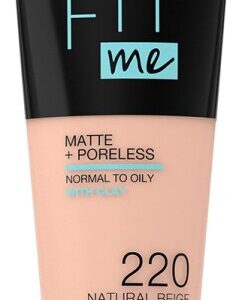 Maybelline Fit Me! Matte + Poreless Make-Up Nr. 220 Natural Beige Foundation 30ml