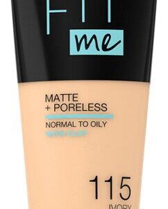 Maybelline Fit Me! Matte + Poreless Make-Up Nr. 115 Ivory Foundation 30ml