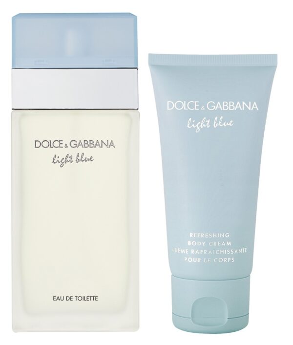 Dolce &amp; Gabbana Light Blue Pour Femme EDT Geschenkset EDT 100 ml + 50 ml Körpercreme