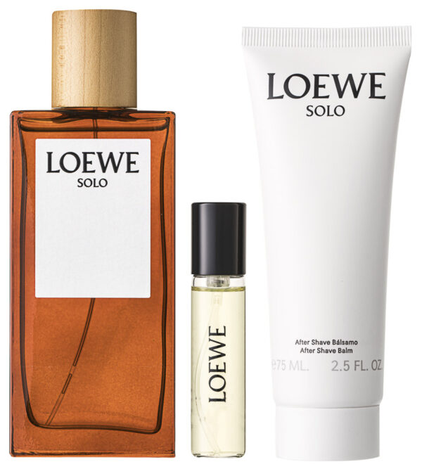 Loewe Solo EDT Geschenkset Loewe Solo EDT Geschenkset EDT 100 ml + 75 ml After Shave Balm + EDT 10 ml