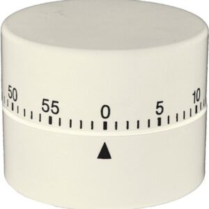 Efalock Timer ROUND mechanisch weiss