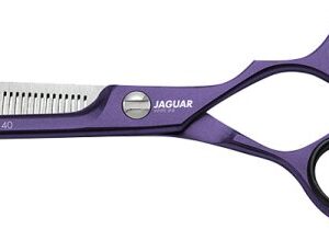 JAGUAR White Line Pastell Plus Offset ES 40 Effilierschere - Viola - 5.5" 14 cm