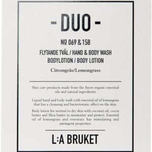 L:A Bruket No. 209 Duo-kit Liquid Soap/Body Lotion Lemongrass 190 ml