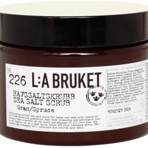 L:A Bruket No. 226 Sea Salt Scrub Spruce 420 g Cosmos Natural certified