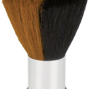 Efalock Nackenpinsel 11cm schwarz ocker