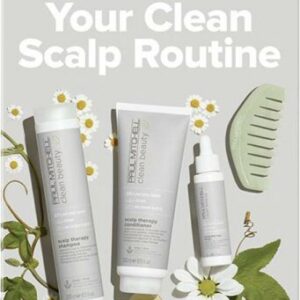 Aktion - Paul Mitchell Clean Beauty Scalp Therapy Trio + Jade Comb